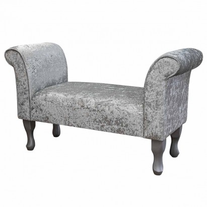 41" Standard Settle in a Shimmer Silver Crushed...
