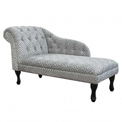 LUXE 52" Medium Buttoned Chaise Longue in an...