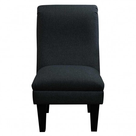 Bedroom Chair in a Sawana Charcoal Grey Fabric