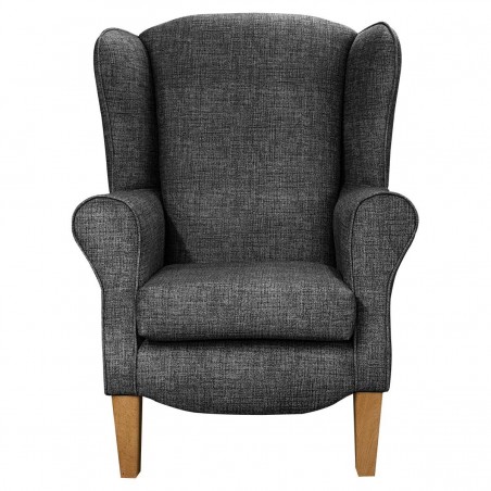 charcoal armchair