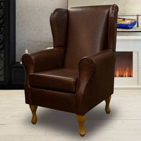 chestnut armchair