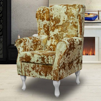 LUXE Standard Wingback Fireside Westoe Chair in a...