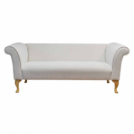 LUXE Compact 3 Seater Sofa in AquaClean Bella Natural Fabric