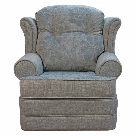 Verona Chair in a Paris Stone Floral Plain Fabric