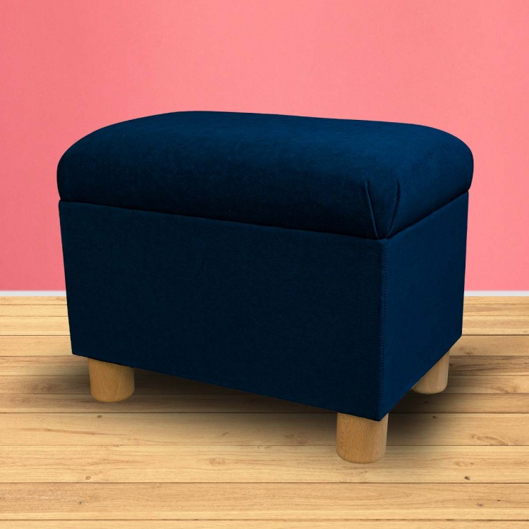 navy pouffe navy pouffe