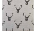 Storage Bench Ottoman in a Stag 100% Cotton Print Fabric