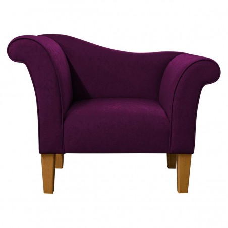 purple plum armchair