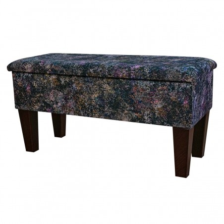 black dressing table stool