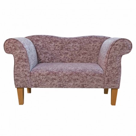 Small Chaise Sofa in Millbank Heather Chenille Fabric