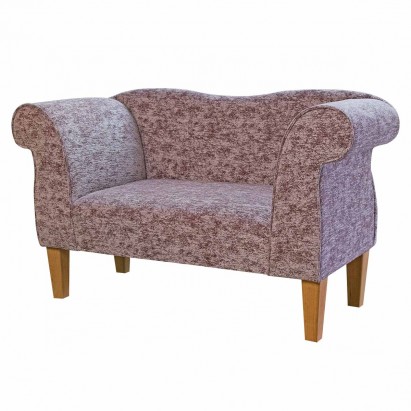 Small Chaise Sofa in Millbank Heather Chenille Fabric