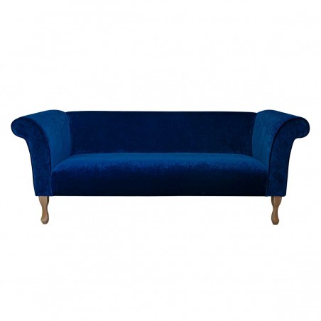 Compact 3 Seater Sofa in Dolce Orbit Strie Velvet Fabric