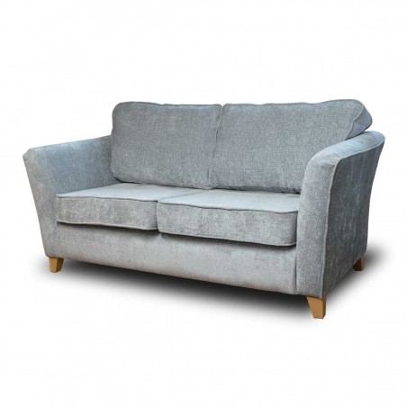 Diana Three Seater Sofa in Cadiz Ice Soft Textured Weave Fabric