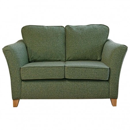 Diana Two Seater Sofa in Matuu Green Weave Fabric