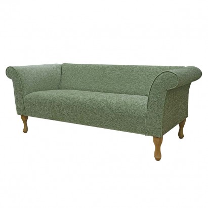 Compact 3 Seater Sofa in a Coniston Floral Green Fabric