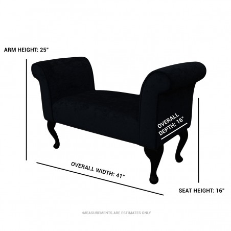 red window seat dimensions