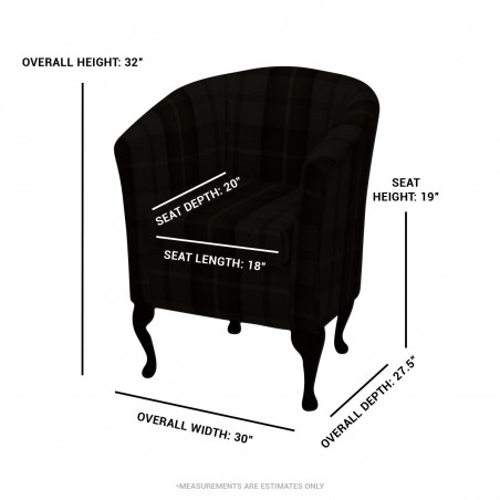 camel chair dimensions