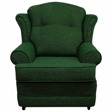 Verona Chair in Gerona Forest Heavy Boucle Fabric