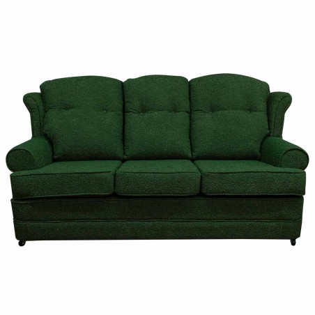 3 Seater Verona Sofa in Gerona Forest Heavy Boucle Fabric