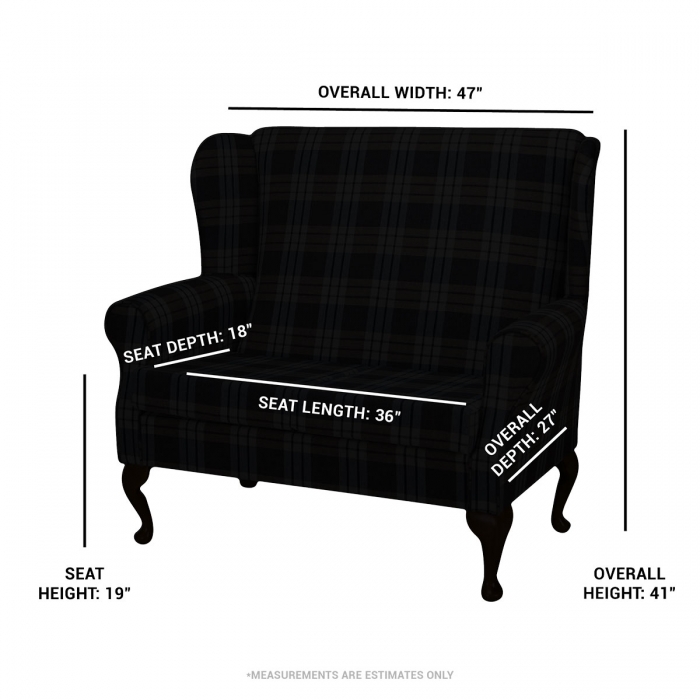 checked fabric sofa dimensions checked fabric sofa dimensions