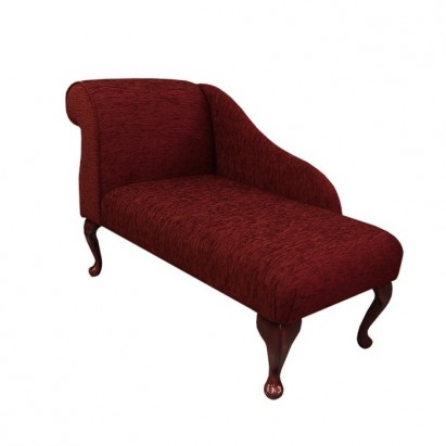 41" Mini Chaise Longue in a Carnaby Flame Fabric