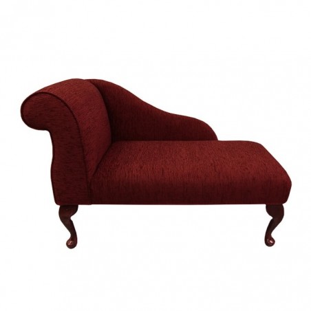 41" Mini Chaise Longue in a Carnaby Flame Fabric