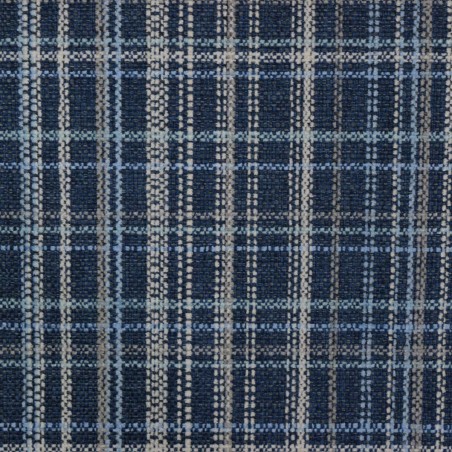 Lomond Check Denim Fabric