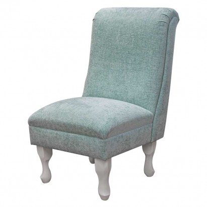 Bedroom Chair in Como Glacier Textured Weave Fabric