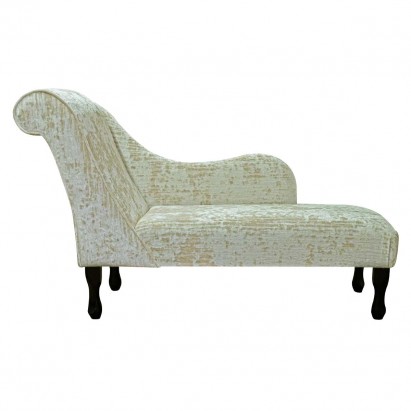 54" Medium Monaco Chaise Longue in a Jazz Chalk Fabric