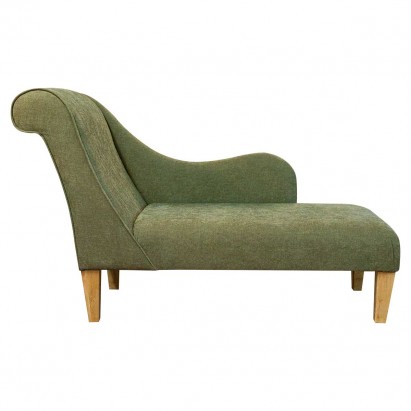 54" Medium Monaco Chaise Longue in Finesse Hedge Easyclean Cotton Fabric