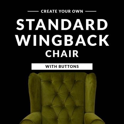 Create Your Own - Buttoned Standard Wingback...