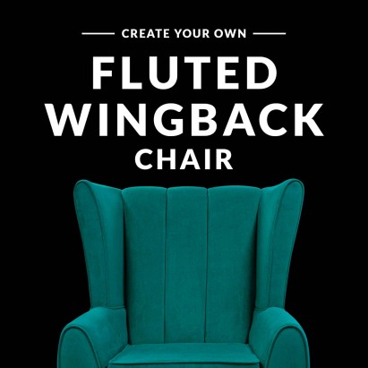 Create Your Own - Fluted Wingback Chair