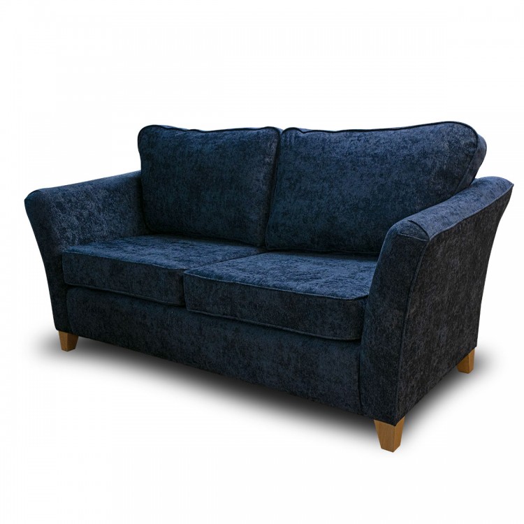 Diana Three Seater Sofa in Alaska Midnight Chenille Fabric