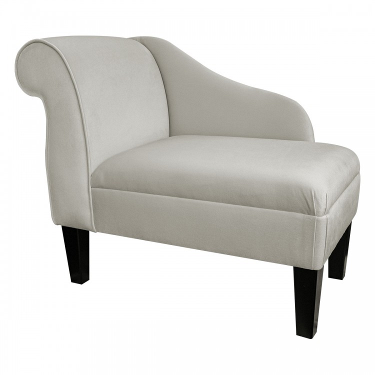 cream velvet chaise longue