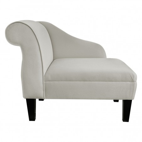 cream velvet chaise lounge