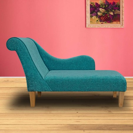 Teal chaise longue