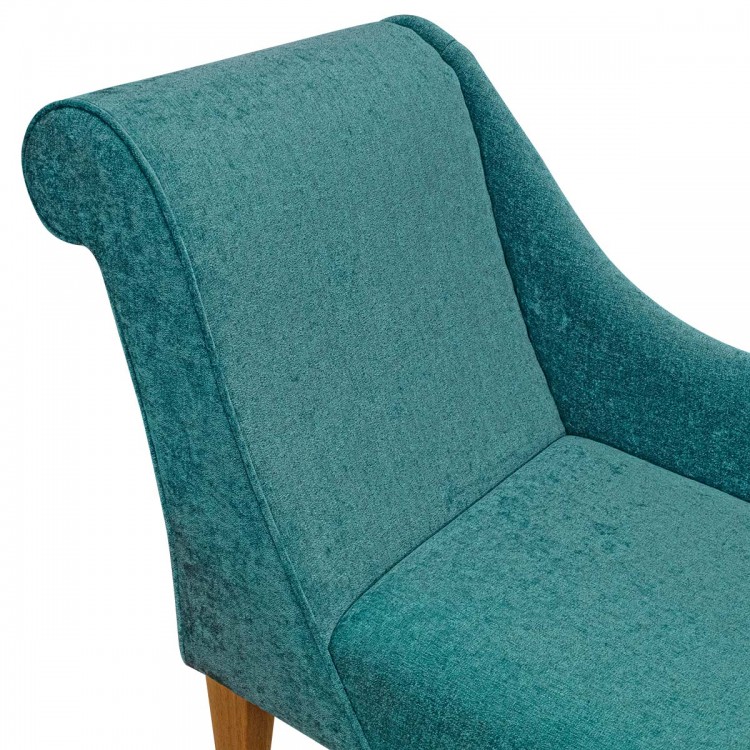 teal chaise lounge