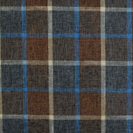 Beaumont Check Saddle Fabric