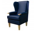 Kensington Orthopaedic Armchair in Ultima Faux Leather Crib 5 Atlantic Vinyl  - Hospitality & Care Edition