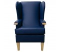 Kensington Orthopaedic Armchair in Ultima Faux Leather Crib 5 Atlantic Vinyl  - Hospitality & Care Edition