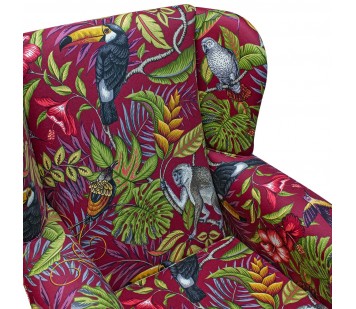 Red Tropical Armchair