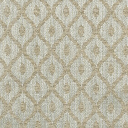 CLEARANCE Standard Wingback Fireside Chair in Woburn Trellis Beige Fabric & Matching Arm Caps