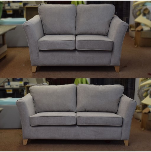 OUTLET Diana Two & Three Sofa Suite in Orinoco Grey Fabric