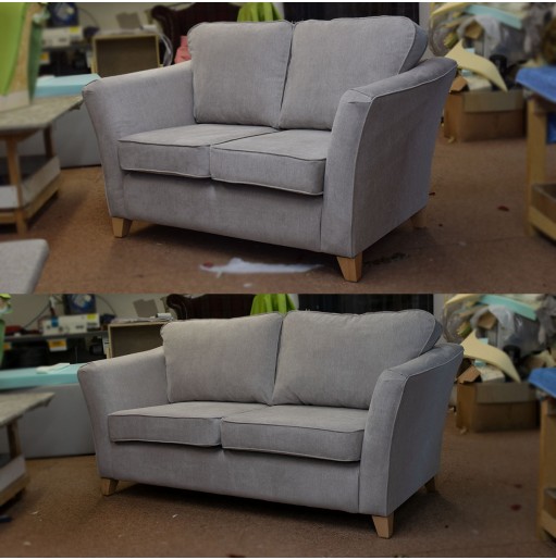 OUTLET Diana Two & Three Sofa Suite in Orinoco Grey Fabric