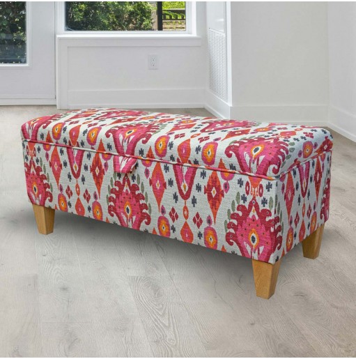 iLiv Boho Begonia Ottoman