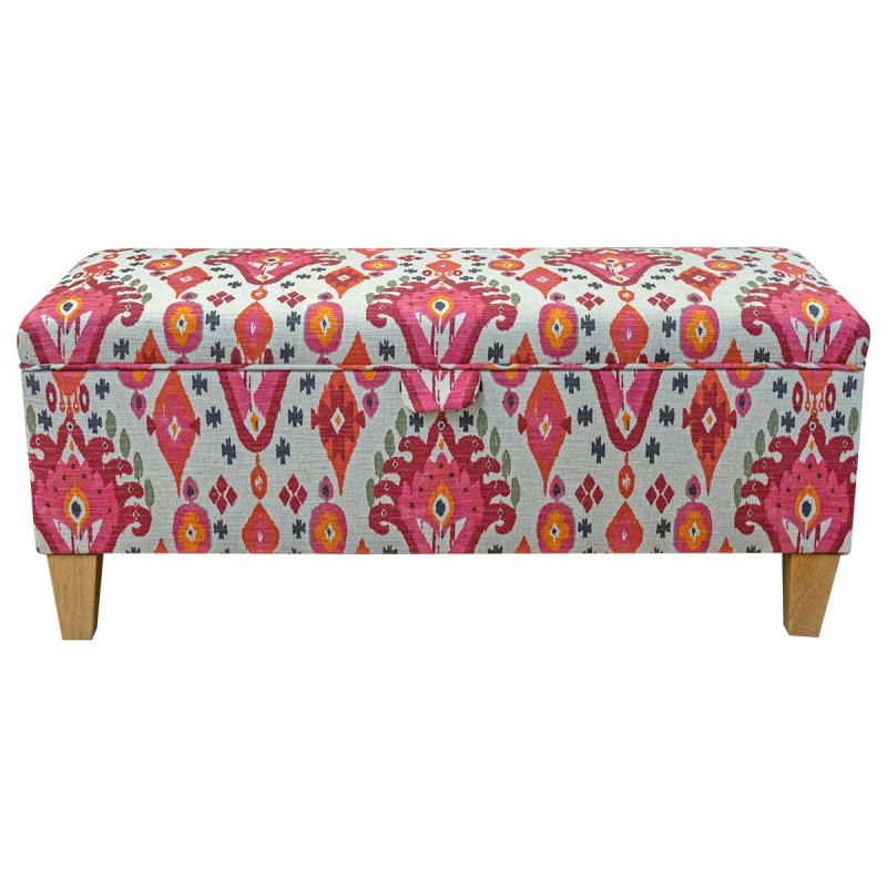 ILiv Boho fabric on a footstool