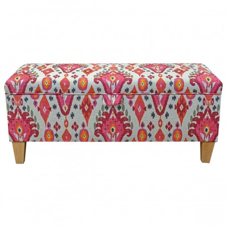 ILiv Boho fabric on a footstool