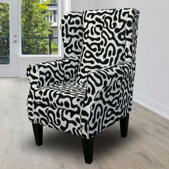 Zebra Wing Chair