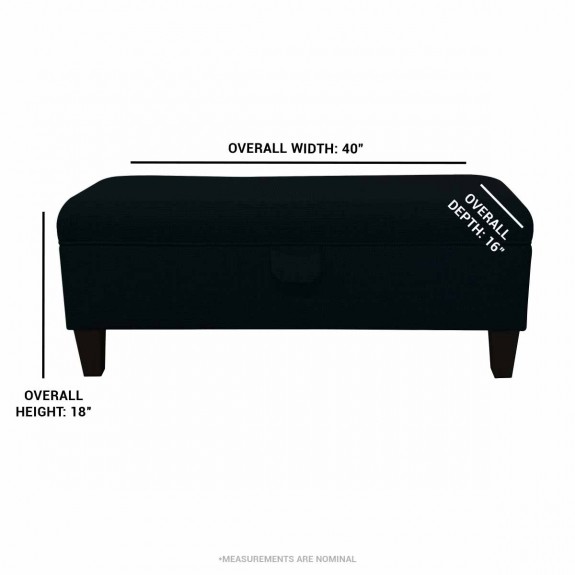 Storage Bench Stool in Notting Hill Plain Wine Velvet Fabric