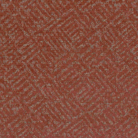Large High Back Chair in Bergamo Crosshatch Terracotta Fabric