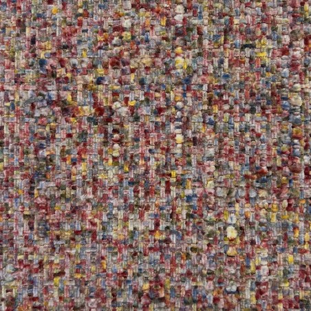 Olbia Bubblegum Multicoloured Chenille Fabric